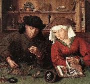 The Moneylender and his Wife Quentin Matsys